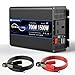 700W/1500W Pure Sine Wave Inverter 12V DC to 240V AC Vehicle Power Inverter Features UK Standard Socket, LED Display, 5V/3.1A USB Port Suitable for Trucks, Homes, Vehicles, Laptops, and Tr