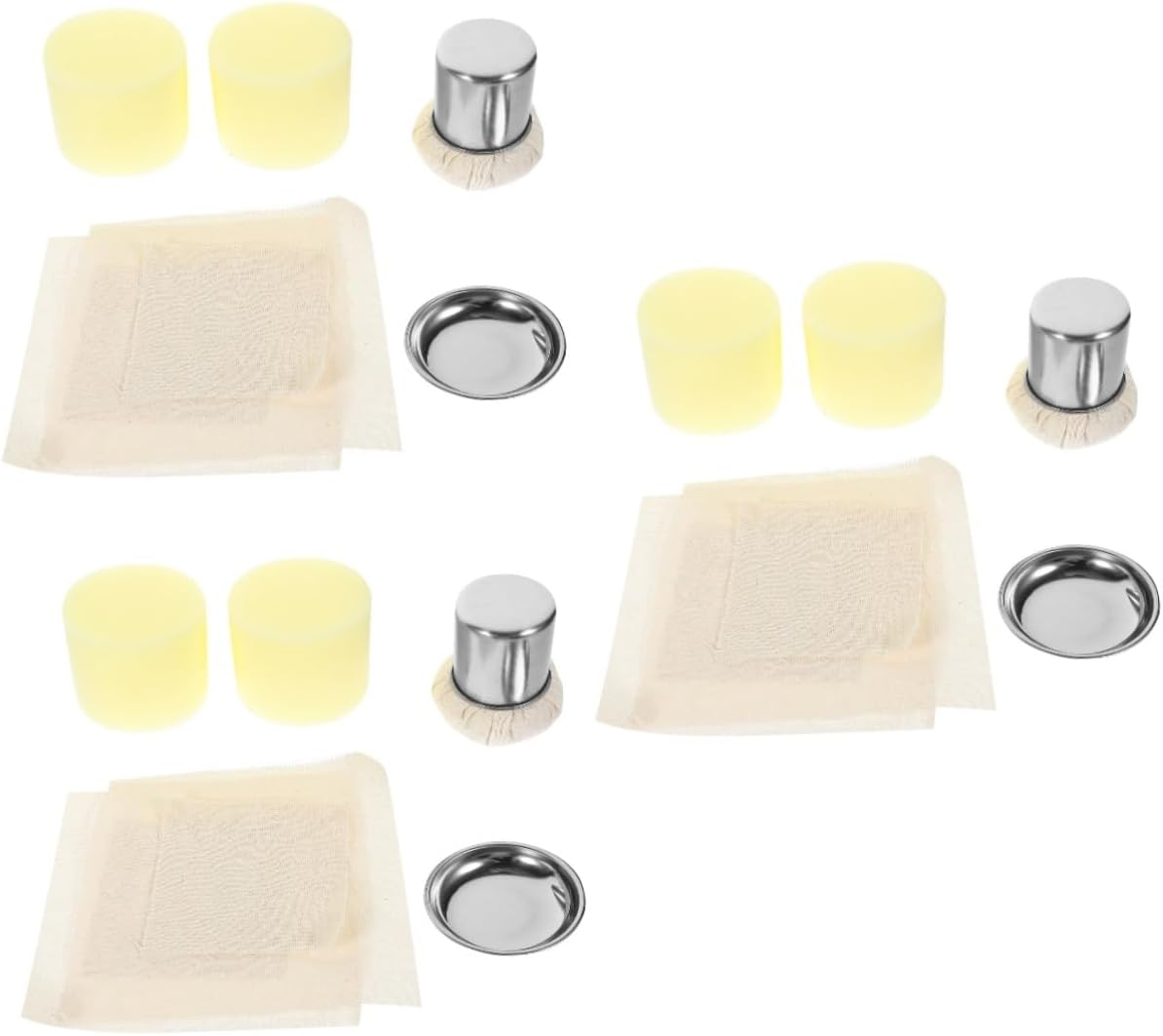 3sets Oil Brush Replacement Fabric for Restaurant Pancake Oil Mop Brush Practical Cooking Tool Easy Replacement Cleaning