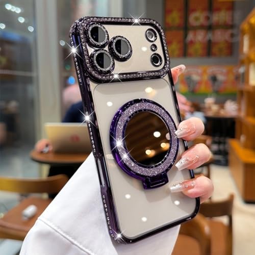 Coque iPhone 14 Pro violet foncé idéale pour vos soirées chic