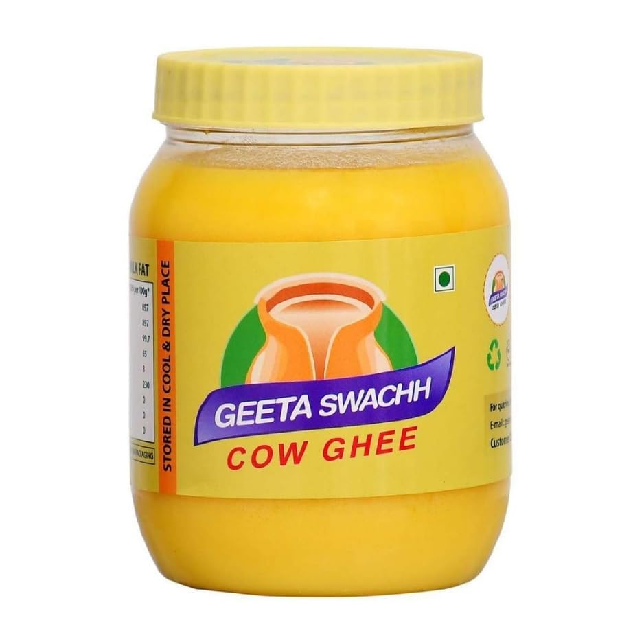 See full amazon price history chart for GEETA SWACHH Original Grass-Fed Cow Ghee,100% Handcrafted | Curd-Churned | Immunity Booster| Natural | Healthy | Fresh | Sugar and Gluten Free (1 Liter, Cow Ghee) GEETA SWACHH Original Grass-Fed Cow Ghee,100% Handcrafted | Curd-Churned | Immunity Booster| Natural | Healthy | Fresh | Sugar and Gluten Free (1 Liter, Cow Ghee) (B0D6RP49CD) Amazon Price History, Amazon Price Tracker