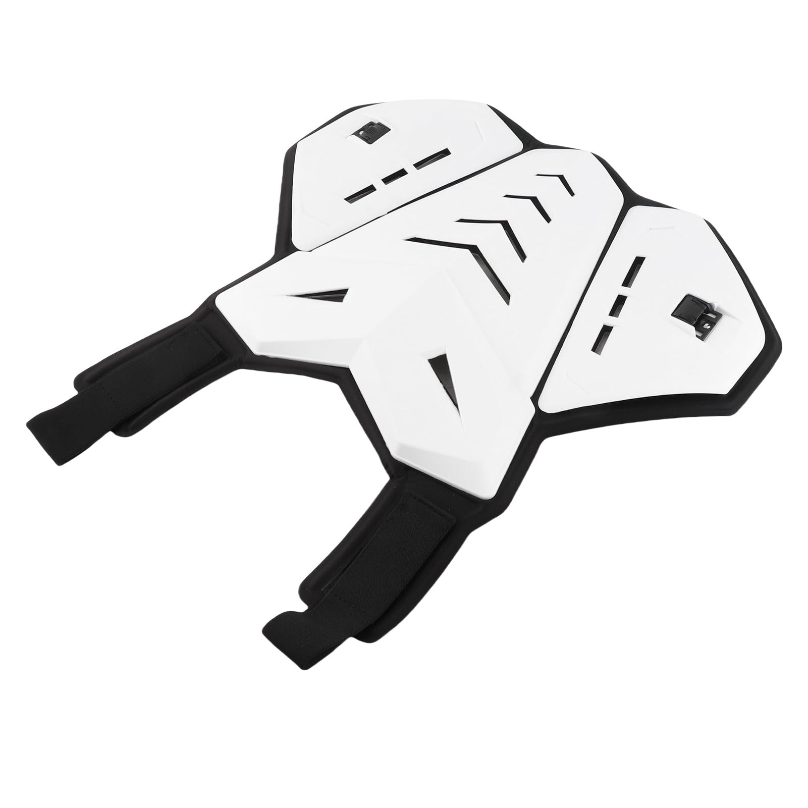 Generic Biker Stunt Racing Armor Vest Guard Chest, Motocyklowa Kurtka Ochronna Trwała do Uprawiania Sportów na świeżym Powietrzu, Jazdy na Rolkach Przełajowych (WHITE)