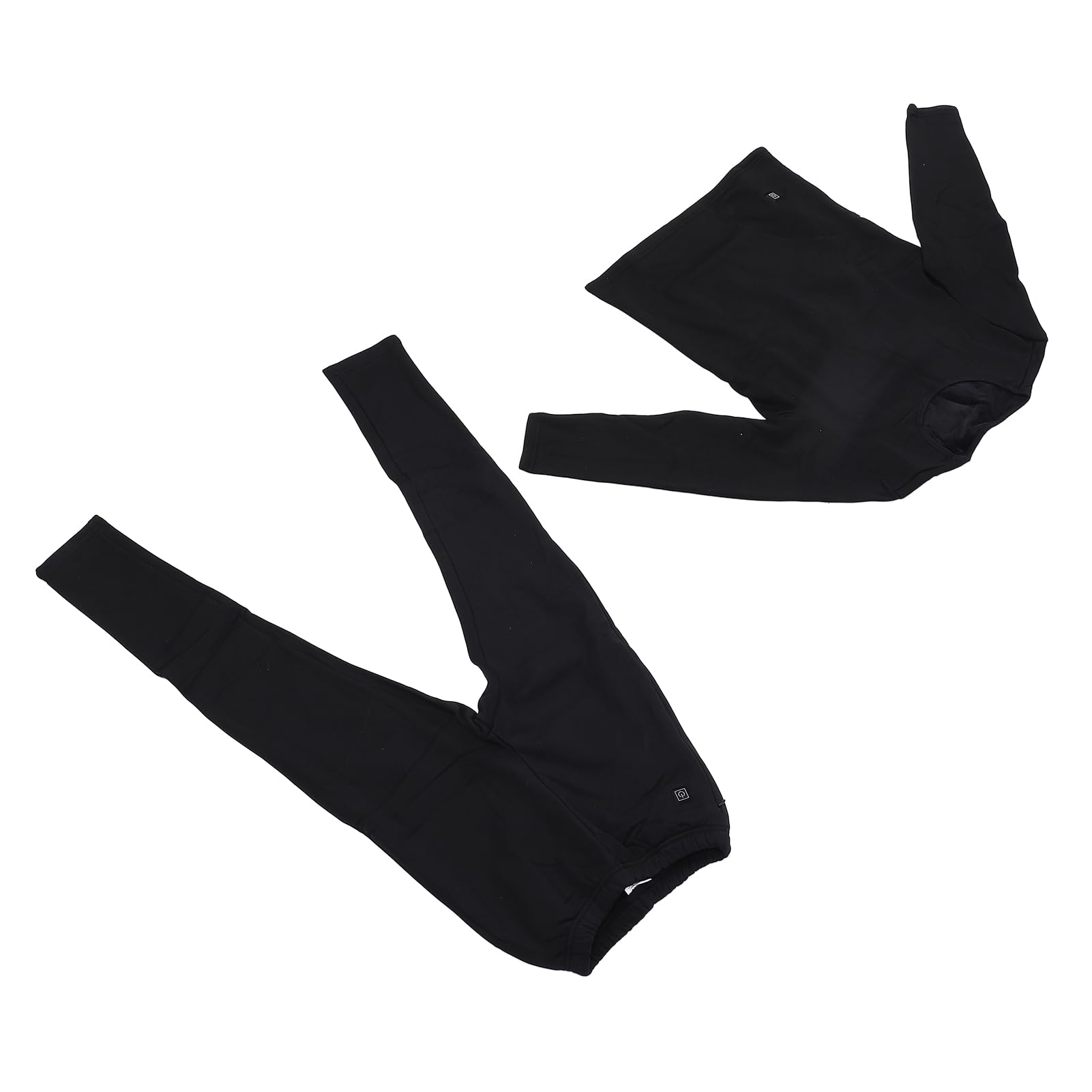 Ropa Interior con Calefacción Eléctrica, Conjunto de Ropa Interior Térmica de Fibra Calefactora, 5 V, 3 Niveles de Calor de 95 a 140 F, Capa Base de Invierno Lavable para Esquiar, Senderismo,