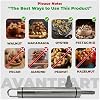 Walnut Cracker tool with Pick Stainless Steel kitchen Gadgets Design. Wal nut Cracker and Macadamia Nut Cracker - Oyster Shucker, Professional Heavy Duty Wal Nut Cracker Tool