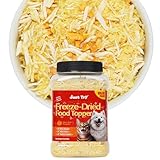 Just Try 8 OZ Pumpkin Freeze Dried Cat & Dog Food Toppers Mixers Low Calorie with Real Chicken Egg Yolk, High Protein Food Toppers Digestive Support