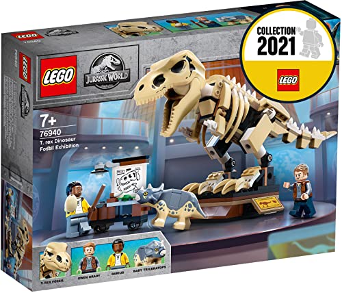 LEGO 76940 Jurassic World T. Rex-Skelett in der Fossilienausstellung