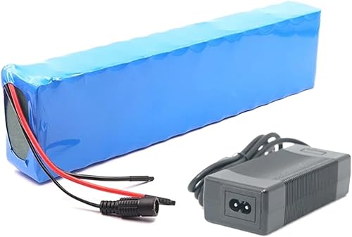 OXEXE Paquete de batería de 36 V 14 Ah, batería de iones de litio 18650 10S3P, BMS integrado de 20 A y cargador de 42 V 2 A, para scooter eléctrico