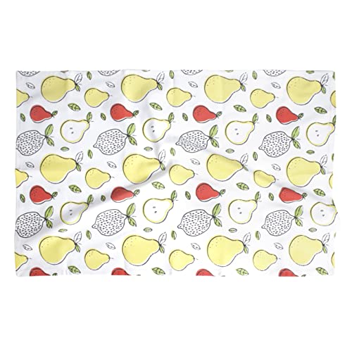 Image of FINGERCRAFT Kitchen Cloth 100% Soft High GSM Cotton Fabric Kitchen Towel, 20 x 30 Inches Perfect Size for Kitchen Uses, Set of 6, Multipurpose Use as Dish Towel, Bar Towel (Fruity Garden)