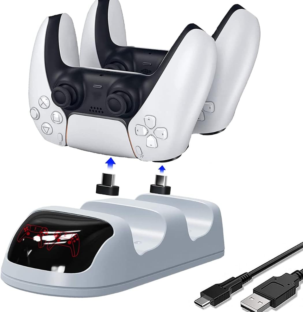 ALEEMTRY Chargeur Manette PS5, Accessoire PS5 avec Une Apparence Cool
