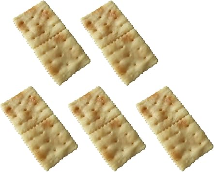 SEWACC 5Pcs Faux Cookies for Display Realistic Food Props Simulated Soda Biscuits Play Food Kitchen Toys
