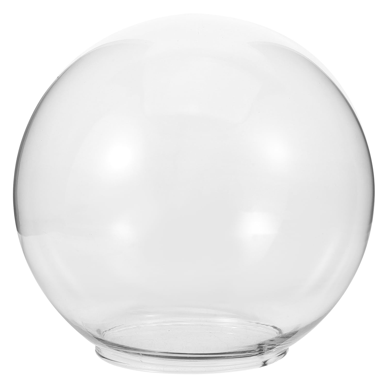 Uonlytech Foro di Apertura da 70 Mm Apparecchio di Illuminazione di Ricambio Paralume in con Paralume in Trasparente Paralume a Globo per Lampadario a Sospensione 13 Cm