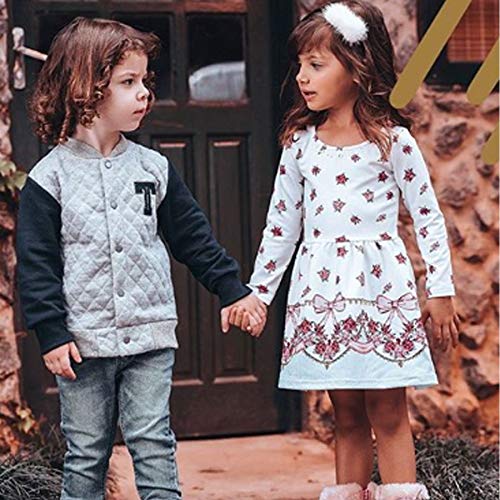 Vestido de Inverno Infantil Manga Longa Moda Evangelica Gospel TileeSul (3)