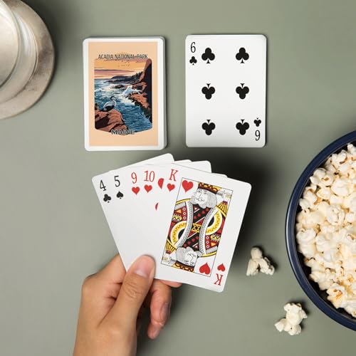 Baraja de cartas Poker tamaño estándar 52 cartas miniatura 2