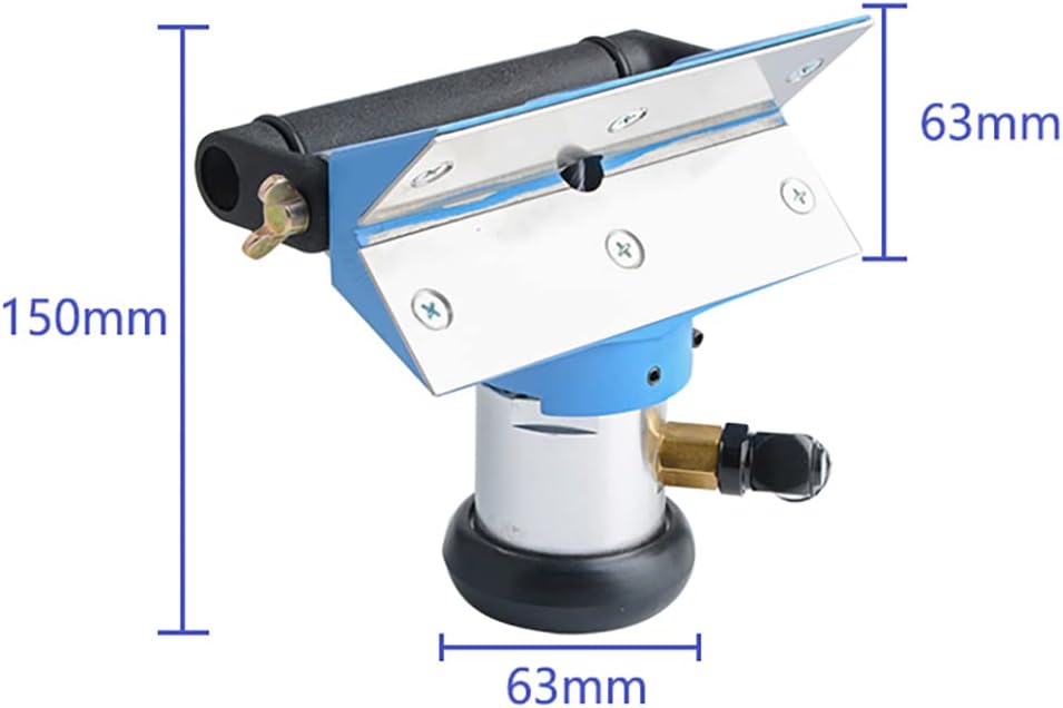 C3 Pneumatic Chamfering Machine, Horizontal Fixed Portable Air Deburring Tools Trimming Device for Steel Metal Material 2800RPM