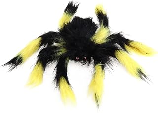 ABOOFAN Brinquedos De Pelúcia Decorações De Halloween Brinquedos De Porta Ao Ar Livre Adereços De Aranha De Halloween Aranha Preta Macia Peluda Aranha Assustadora Aranha De Pelúcia Casa