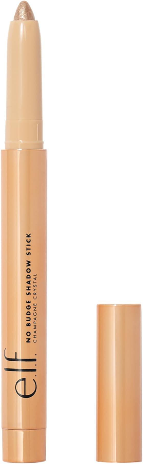 No Budge Shadow Stick, Long-Lasting Cream Eyeshadow Stick For High-Pigment, Metallic Color, Vegan & Cruelty-Free, Champagne Crystal