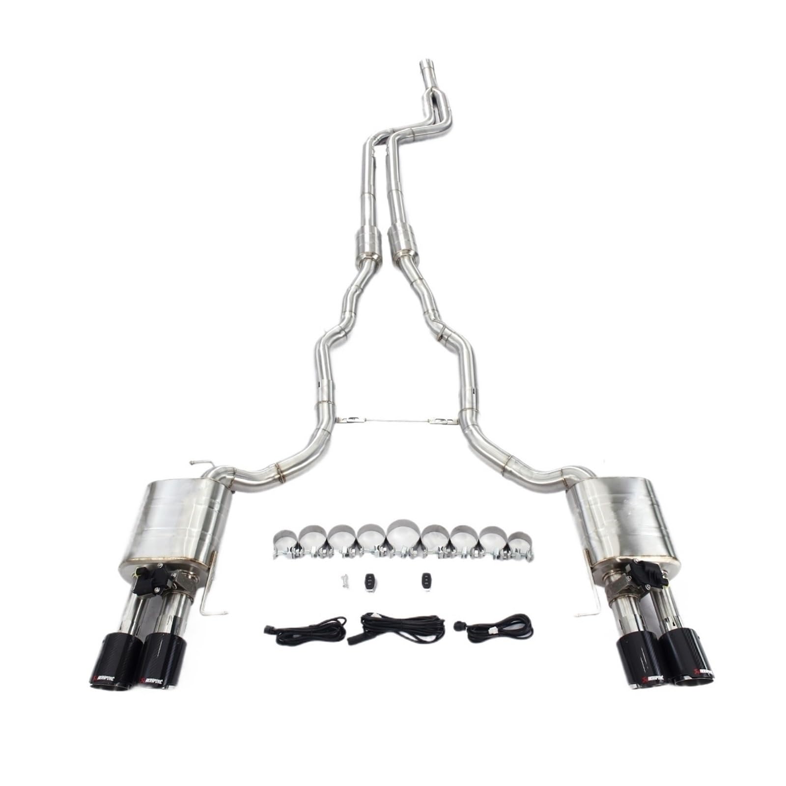 Katalizator katalizator Pasuje do BMW 535i F10 3.0T 2011-2016 tłumik Valvetronic rura wydechowa zdalny układ wydechowy Catback katalizator akcesoria(Polished kit)