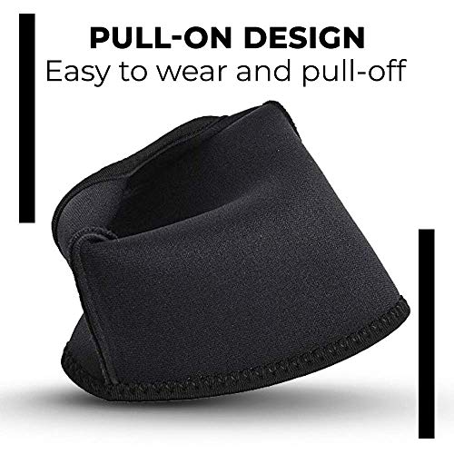 image for LOXDON 1 Pair Neoprene High Visible Cycling Shoe Toe Cover Winter Warm