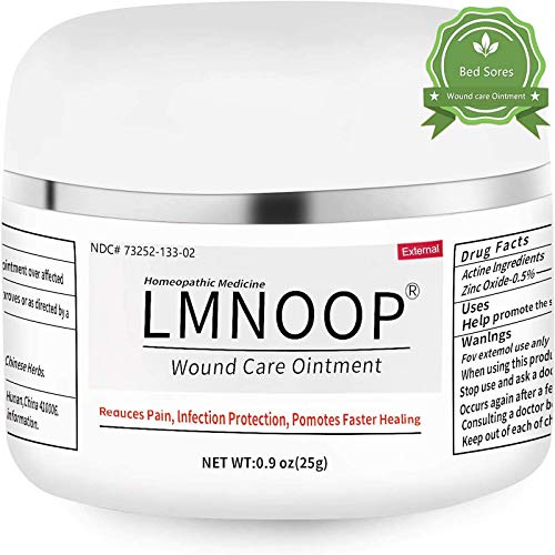 Bed Sore Cream, Healing Ointment Medical Grade Skin Repair Boil Treatment Products, Infection Protection First Aid Ointment for Bed & Pressure Sores Diabetic Venous Foot & Leg Ulcer Burns Cuts