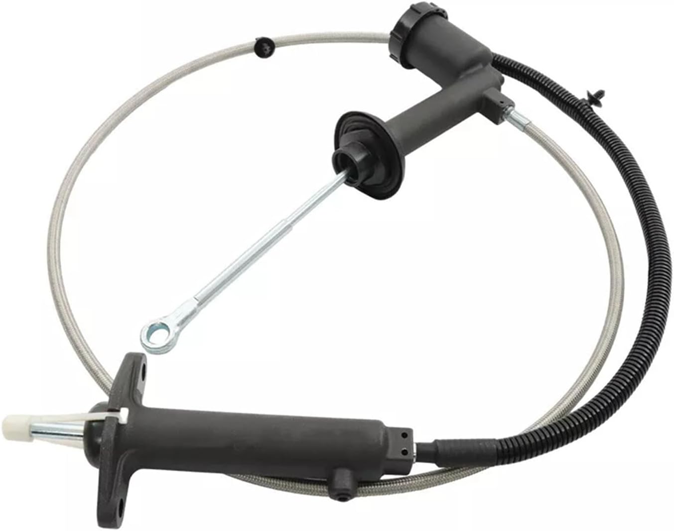 Pre-Filled Hydraulic Clutch Master & Slave Cylinder & Line Kit Assembly Compatible with Dodge Ram 2500 3500; Ram 2500 3500 2003-2012 Replace CC649073 68066098AA