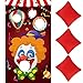 Produktbild Rubywoo&chili Sandsäcke Banner Karneval Toss Spiele mit 4 Bohne Tasche, Karneval Party Aktivitäten Halloween Party Dekorationen und Zubehör