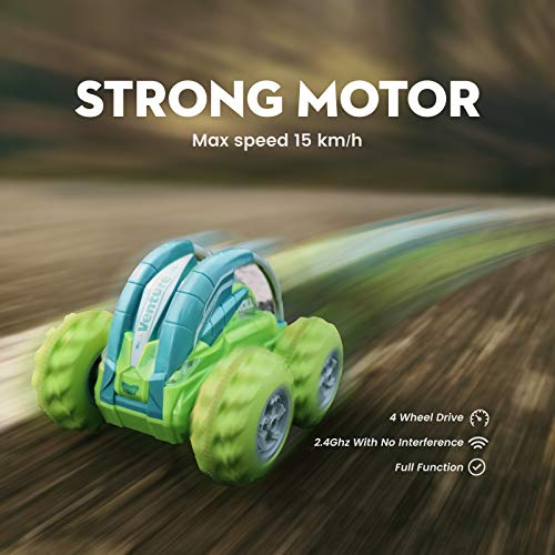 Invinzer Remote Control Car Rc Stunt Car Hobby Rc Cars 360°Flip Roll Back Rc Toys Car With Colorful Lights For Kids Aged 6-12 Years Old Rc Race Car For Boys Girls Orange #TOP4