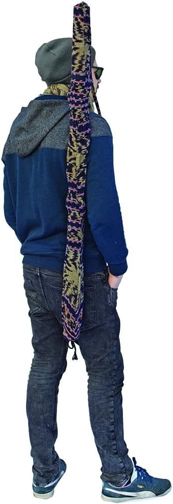 Didgeridoo Bamboo (Geschnitzt with bag)