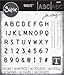 Sizzix Alphanumeric Label Dies, Multicolor