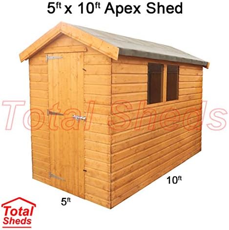 Total Sheds 10ft (3.0m) x 5ft (1.5m) Shed Apex Shed Garden Shed Timber Shed