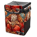 El bote de basura para automóvil está hecho de sarga 290 impermeable, material de tela Oxford. Clásico y duradero.