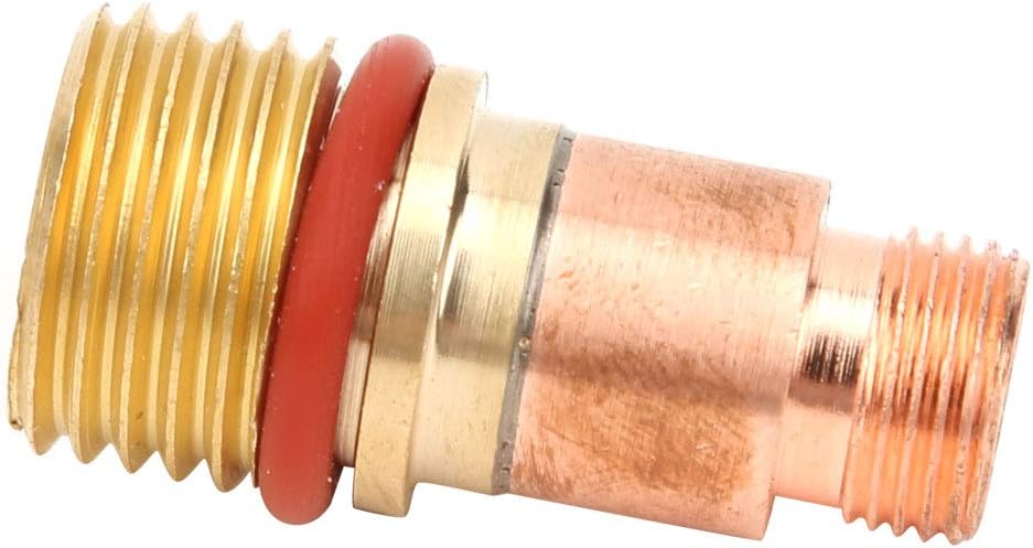 GerioieTIG Torch Glass Cup, Welding Torch Accessories, TIG Gas Lens, Corrosion Resistance Strong Stability High Temperature Resistance for TIG-171826 Welding Torch(1.6MM)
