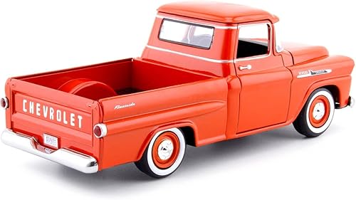 Miniatura 5 de 1958 Chevrolet Apache Fleetside Pickup Naranja 124 por Motormax 79311