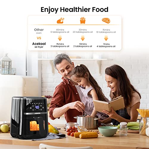 Acekool AIR FRYER OVEN 5 QT Fryer 5 Quart, Digital Display Air Fryer Toaster Oven Combo thumb #4