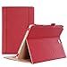 ProCase Samsung Galaxy Tab A 9.7 Case - Standing Cover Folio Case for 2015 Galaxy Tab A Tablet (9.7 inch, SM-T550 P550), with Multiple Viewing Angles, auto Sleep/Wake, Document Card Pocket (Red)