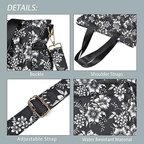 CLOUDMUSIC Crossbody Bags Shoulder Tote Handbag Nylon With Straps Waterproof Multi Bottle Pockets For Women Trendy2