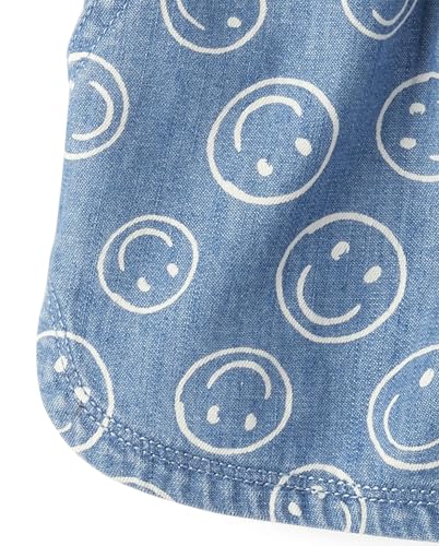 Image of The Children's Place Girls' Denim Pull on Shorts