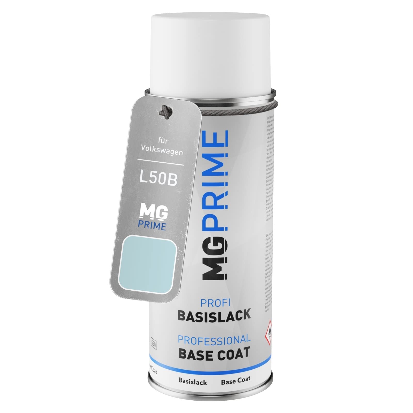 Mg Prime Diamantblau Car Paint Spray Can For Volkswagen Vw L50b / 50B /Diamond Blue Base Coat Spray Can 400Ml