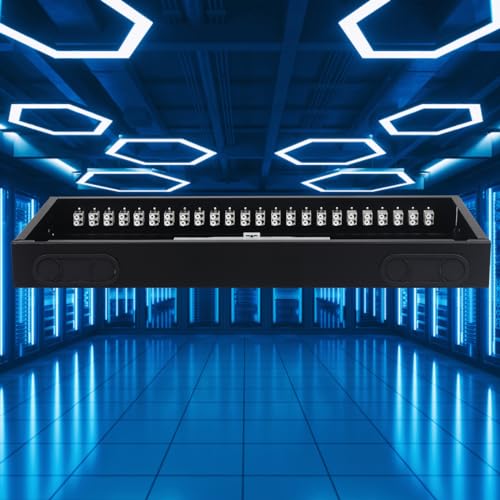 Boîtier rack 24 ports LC-MM multimode OM2 avec pigtail 1.2m pour tiroir optique de brassage