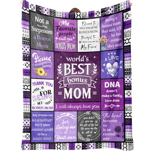 Flpoxzd Gifts for Bonus Mom from Daughter, Bonus Mom Gifts on Birthday Mothers Day,...