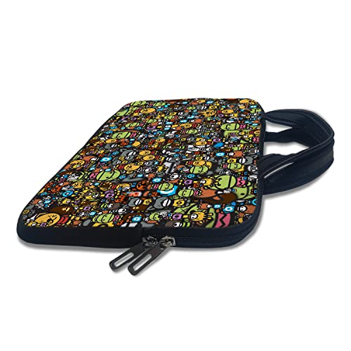 Image of TheSkinMantra Chain Laptop Sleeve Bag Compatible with Laptop /Macbooks /Chrombook /Notebook /Zbook (13.3 Inch (Handle), Manions)