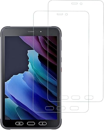 Screen Protector for Samsung Galaxy Tab Active 3T570 T575 T577 Tempered Glass Film, 9H Hardness,Anti-Scratch,Case Friendly,Bubble Free 2 pcs