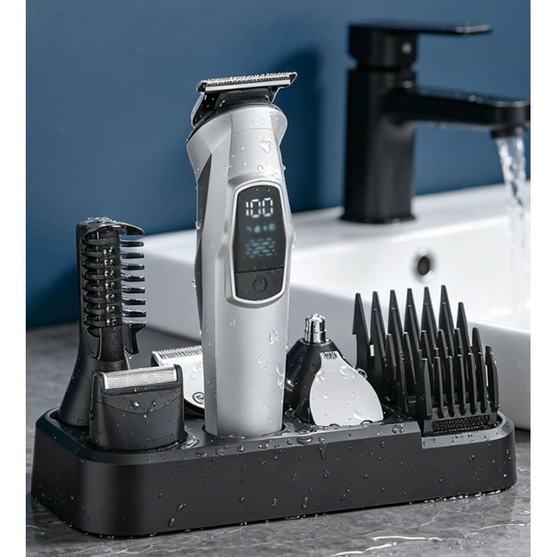 Kit cortapelos multifuncional de metal lavable para evitar la irritación 2