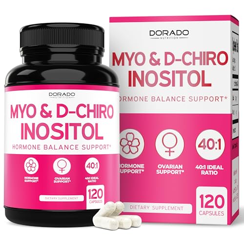 Myo-Inositol & D-Chiro Inositol Supplement for Women (120 Capsules)