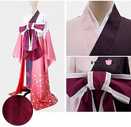Amazon.co.jp: longmucos コスプレ 衣装＋ウイッグ＋髪飾り 尾崎 紅葉