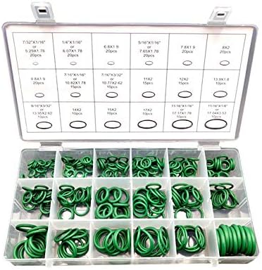 270PCS Car AC O Ring Kit Air Conditioning Compressor Seals O-Ring