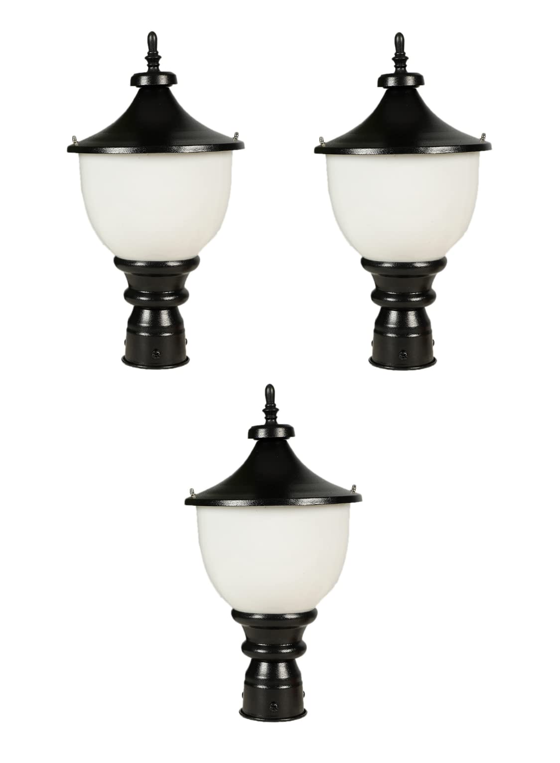 Buy Homes Elite Outdoor Gate Light Waterproof Garden Pole Fixture Front