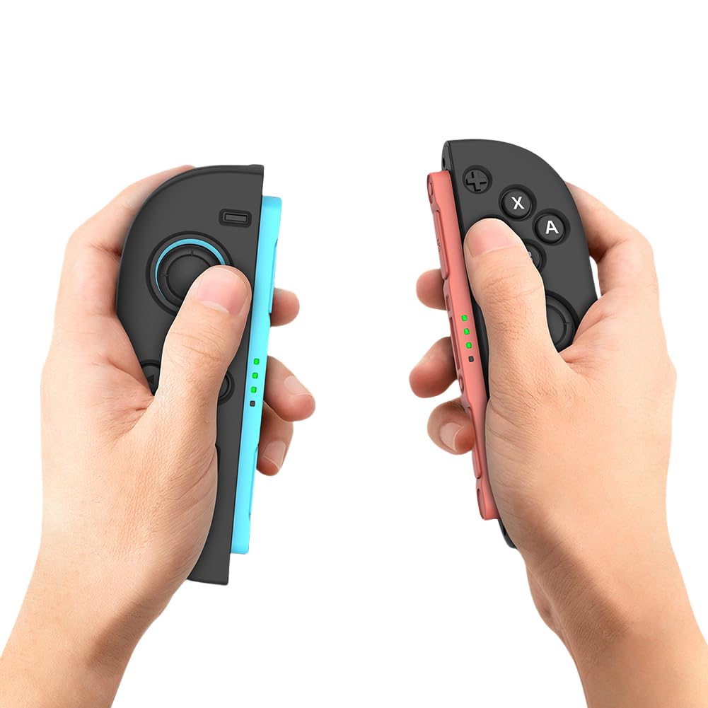Introti Funda de silicona para mandos Joy-Con Switch 2, empuñaduras antideslizantes y funda duradera para un control mejorado, accesorio para juegos NS2