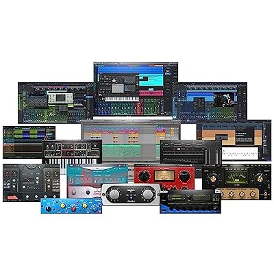 PreSonus AudioBox 96 USB Audio/MIDI Interface with Eris 3.5 Studio Monitors, Studio One Software, ATOM MIDI Pad Controller, Adjustable Suspension Boom Arm and HD7 Headphones