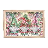 Forte Viscosité/Poignée Creuse/Feuille Acrylique: Le diamond painting plateau de service a une bonne viscosité, de sorte que les diamants de la diamond painting ne sont pas faciles à tomber. Diamond painting plateau de lit est fait de bois qui est robuste et durable. La poignée creuse est antidérapante et facile à prendre. Une feuille acrylique est placée au-dessus du diamond painting plateau repas, ce qui n’endommagera pas le diamond painting, et il est plus commode de placer la nourriture