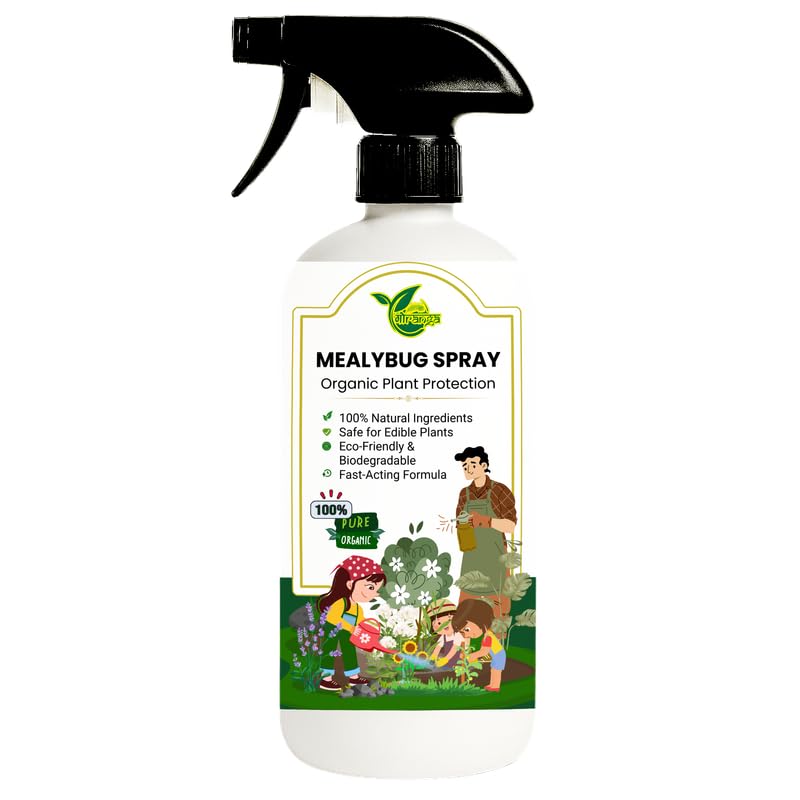 Gauranga Plant Based Organic Mealy Bug Spray for Indoor & Outdoor Plants – Safe for Fruits, Vegetables, and Flowers(250ML)-image-40