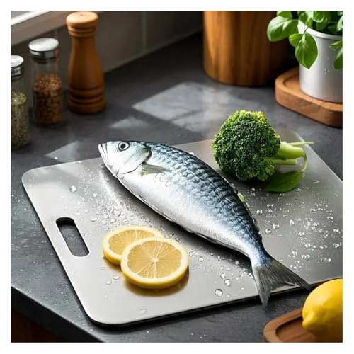 Planche à découper en acier inoxydable idéale pour pétrir la pâte maison